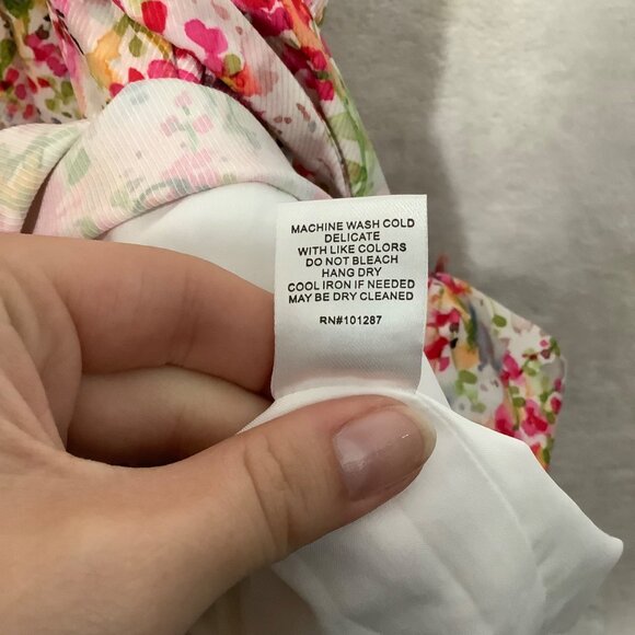 Alexia Admor Monica Floral Print Belted Maxi Dress Women Size Large - Picture 6 of 10